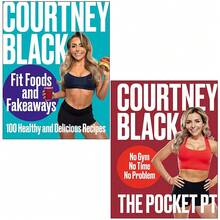 Courtney Black Collection 2 Books Set (Fit Foods And Fakeaways, The Pocket PT) - White - View 2