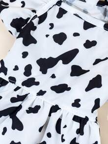 Bộ 1 váy voan cho thú cưng kèm nơ, váy cưới in họa tiết dễ thương cho thú cưng, váy công chúa lưới co giãn cho chó và mèo. - Nhiều màu - Xem 6