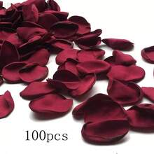 丝绸玫瑰花瓣、勃艮第玫瑰花瓣、婚礼用人造玫瑰花瓣