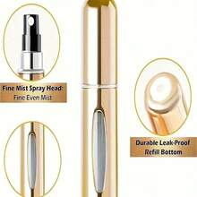 10 Perfume Atomizers, Spray Bottles, Sub Bottling, Travel Sub Bottling, 5ml Perfume, Spray Bottles, Fragrance Filling, Water Bottling, Portable Cosmetics Bottles, Random Colors Home Bathroom Decor Fall Decor Back To School - Zk04 - 查看 10