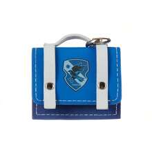 Miniso Harry Potter Themed Ravenclaw Pro Leather Earphone Storage Bag, Stylish College Style, Portable And Practical, Earphone Storage (1 PC) - Blue - View 10