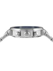 Versace Urban Mystique 手表男士计时石英黑色表盘男士手表银色不锈钢男表，VEPY00420 - 黑色 - 查看 2