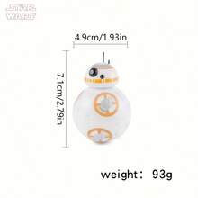 Star Wars 1个正版星球大战迷你BB-8机器人，采用独特的研磨器设计，是圣诞节和万圣节的完美礼物，也可用作厨房配件、家居装饰、汽车摆件，是情人节的理想之选，也是圣诞节的最佳选择。 - 彩色 - 查看 3