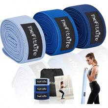 Resistance Exercise Bands For Women Fabric Workout Bands For Booty Hip Glute Leg Thigh Squat Butt Lift Excersize And Fitn Loop Bands For Home Gym Stretching