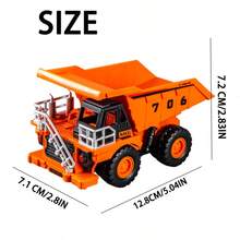 儿童仿真重工矿车惯性翻斗车玩具沙石车模型男孩卡车自卸工程车
