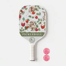 Juego de palas de pickleball, pala de pickleball de fibra de carbono ultraligera y de alta estética para niñas, deportes al aire libre, raqueta deportiva familiar - Rosa Oxidada - Ver 13