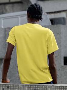 Our Lady Shirt 100% Cotton New Full - Yellow - View 3
