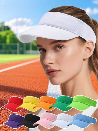 1 件女士户外遮阳帽，适合高尔夫、夏季防晒、沙滩、网球、跑步