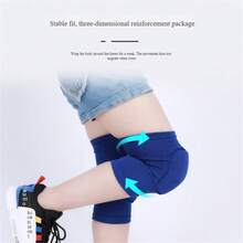 Rodilleras deportivas para niños | Para montar a caballo, ciclismo, camping, fútbol, baloncesto y talla grande | Acolchado de esponja gruesa | Transpirable | Protección de rodillas - Multicolor - Ver 6