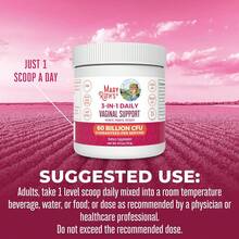 MaryRuth Organics 3-In-1 Probiotics Women, Clinically Tested, Vaginal Probiotics Digestive & Hormonal Support, Womens Probiotic Powder, Gut, 50 Billion CFU, Allergen, 0.5 Oz - 1 - 查看 6