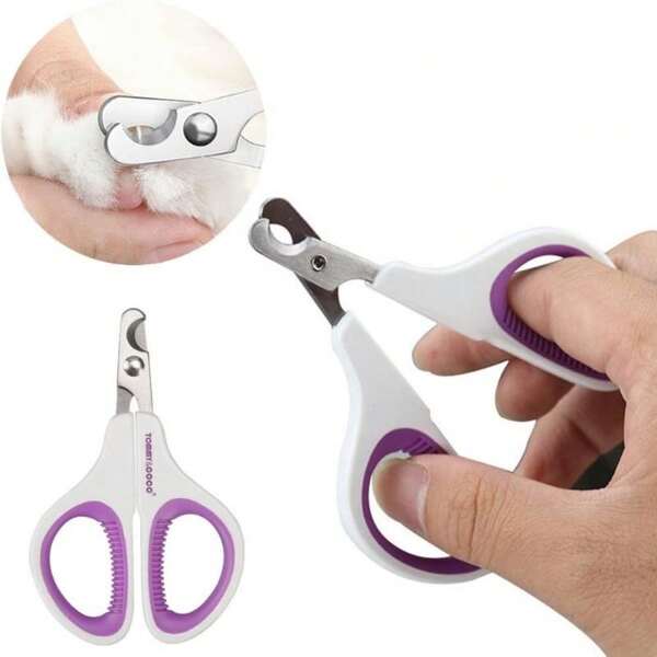 Stainless Steel Pet Nail Clipper Small Cat Dog Nails Scissors Toe Trimmer Claws Care Cutter Grooming Tool