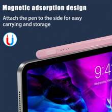 1pc Universal Capacitive Touch Screen Stylus Pen For Smartphones & Tablets, No Wireless Connection Needed, USB Rechargeable, Magnetic Alloy Material, Compatible With Apple//IOS/Android/Windows/IPad Pro Air Mini Tablets & Smartphones, Compatible With Apple Tablets Updated After 2018