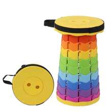 Portable Folding Chair & Foldable Stool, Suitable For Camping, Fishing, Hiking, Foldable Outdoor Portable Stool