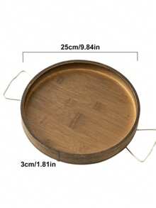 Multipurpose Bamboo Sofa Tray, Remote Control & Snack Holder, Beverage Placement & Storage Plate, Bamboo Household Storage Tray