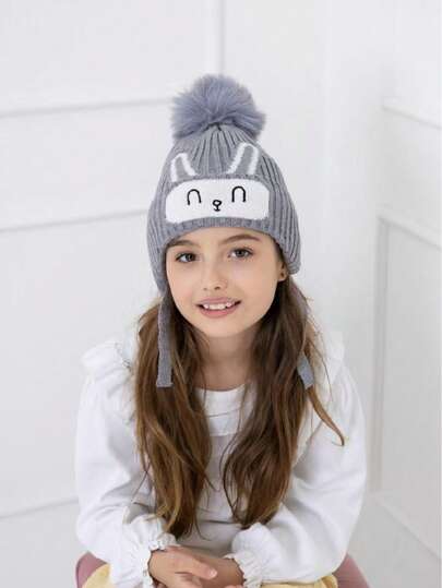Gorro Touca Infantil Criança Menino Menina Tricotado Quente Fashion Para 3 a 9 anos