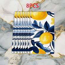 2/4 Paños de cocina con estampado de limón, paños de microfibra súper absorbentes y modernos, paños de té para cocinar y hornear, trapos de limpieza, toallas de mano, muy suaves y absorbentes, decoración de cocina, regalos para vecinos, madres, cumpleaños, inauguración de la casa para amigos, artículos esenciales de cocina, necesidades diarias