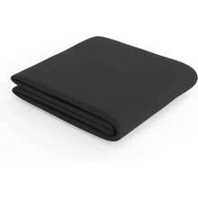 Basics Soft Microfibre King Fitted Sheet, Deep Pocket 12 Inch (30 Cm), Black - Navy Blue - View 7