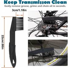 1pc/4pcs Set Bike Chain Cleaner Bicycle Cleaning Tool Durable ABS Brush Tool Set For Drivetrain Gear Cassette And Sprockets Chain Cleaner For Mountain Bike Road Bike BMX And Motorcycles, Cycling Accessories