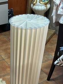 1/3/4pcs Set Portable, Reusable Cardboard Pedestal Stand, Folding Pillar Stand, Wedding Props, Floor Display Column Stand, DIY Pedestal Box With Round Top Plate Folding Paper Cylinder Column Pedestal Wedding Birthday Cake Flower Stand Rack,Holiday Parties, Field Parties,Decoration Home - Multicolor - View 9
