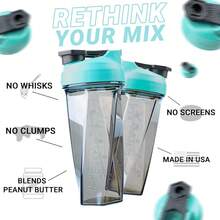 HELIMIX 2.0 Vortex Blender Shaker Bottle Holds Upto 28oz |   No Blending Ball Or Whisk |   USA Made |   Portable Pre Workout Whey Protein Drink Shaker Cup |   Mixes Cocktails Smoothies Shakes |   Top Rack - 島嶼天堂 - 查看 2