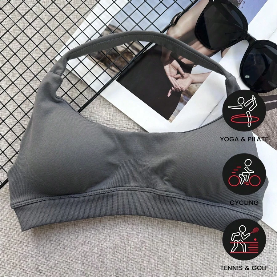 女款高強度運動內衣，支撐性吊帶背心，無縫健身運動服，瑜伽內衣秋季款
