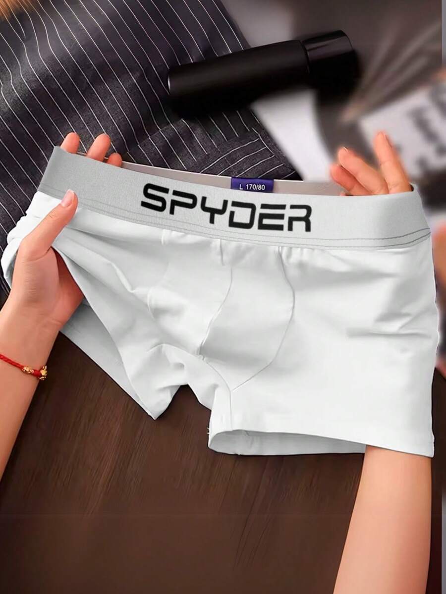 Kit 5 Original Spyder Men's Boxer Briefs Spring Collection - Negro - Ver 1