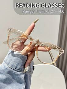 1 szt./3 szt. Nowe stylowe klasyczne eleganckie popularne okulary do czytania dla kobiet, 6 dioptrii, powiększenie od +1,0 do +3,5, do biura, do czytania, prezent dla rodziców, prezent świąteczny, na co dzień