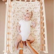 2 Packs Muslin Changing Pad Covers For Boys And Girls, Ultra Soft & Breathable Cotton Baby Diaper Changing Table Covers, Neutral Nursery Diaper Changing Pad Sheets, Baby Shower Gifts - Multicolor - View 4