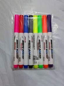 1 套随机颜色 24 支/套带浮动墨水的魔法水彩笔，适用于绘画拼图，非常适合生日礼物、派对礼物、返校，8/12/24 支带勺子的魔法水彩笔，带浮动墨水的魔法水彩笔，12 色儿童涂鸦工具，