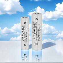 YHUNPOW - Rechargeable Ni-MH Batteries, 1.2V, AA 2500mAh/AAA 950mAh Options, Suitable For Remote Controls, Toy Cars, Game Controllers, And More - AA - View 9