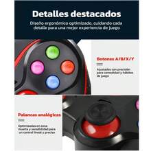V8 Wireless Bluetooth Joystick Controller For PC, Rechargeable Gamepad For Android, IOS, And Windows, Ideal For Mobile Games - Black - View 8