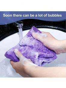 1件/4件非洲尼龙去角质浴巾，柔软磨砂，尼龙浴巾，用于去角质和泡沫，浴室配件返校，非洲浴网，背部擦洗条，浴巾，男女拉绳桑拿毛巾，双层泥擦洗