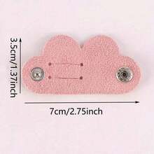 Fashionable Heart-Shaped Leather Cable Organizer - Available In Multiple Colors, With A Portable And Anti Loss Design, Perfectly Compatible With Mobile Data Cables And Headphone Cables,Office Desk Accessories For Office, Dorm And Home Use Charger Accessories