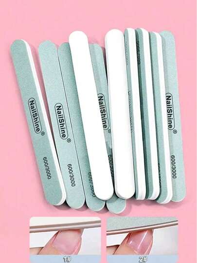 20pcs/15pcs/10pcs/5pcs/1pc Nail Buffer Block Shiny Kit,Nail Shiner Buffer Polishing Blocks For Natural Acrylic Nails Polisher Fingernail Buffer Buffing Nail Shine File Natural Nail Care Tool 600 3000 Grit,Good Gifts For And .