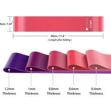 Exercise Bands Set Of 5 Resistance Bands For Exercise Workout Elastic Bands Fitn Bands For Men And Women Gth Training