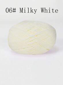 1/3 件 4 股腈纶蓬松纱线，50 克/条，混色钩针纱线，钩针，牛奶状纱线，DIY 手工，钩针纱线，玩偶纱线，创意钩针服装，帽子，围巾，毛毯 - 彩色 - 查看 50