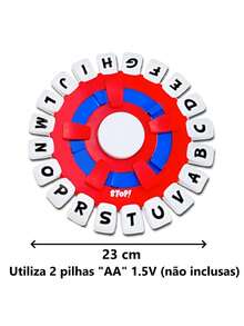 Jogo De Raciocínio o ê Stop Jogar Entre Amigos com 72 Temas - Multicolorido - Visão 8