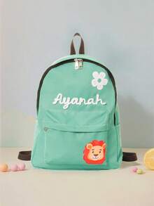 Customized Embroidered Pocket Backpack, Personalized College Backpack, Travel Backpack, Student Backpack, Laptop Bag, Custom Backpack, Casual & Fashionable - Multicolor - View 11