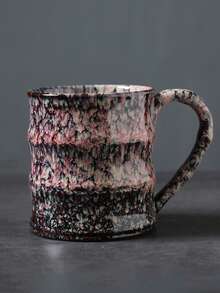 1 Stück großvolumige, im Brennofen gebrannte Keramiktasse, kreative Kaffeetasse, im grenzüberschreitenden Handel sehr gefragter Keramikbecher, im Brennofen gebrannter Becher aus dem Nahen Osten, tolles Geschenk für Vater und Mutter