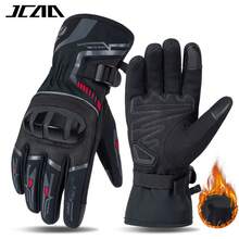 MJMOTO Motorcycle Gloves Windproof Waterproof Moto Men Motorbike Riding Gloves Touch Screen Moto Motocross Gloves Winter