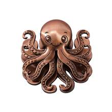 Semne de carte metalice vintage cu caracatiță, design 3D cu tentacule, clipsabile robuste, potrivite pentru lectură cu tematică oceanică și colecții artistice, puțină fericire pentru șoarecii de bibliotecă și iubitorii de caracatiță pentru a decora paginile cărții