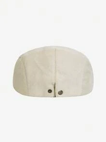 1pc Solid Color Minimalist Beret Hat, Adjustable Circumference Retro Warm Newsboy Cap, Suitable For Autumn/Winter Outings, Fashionable Accessory, Great Gift,Summer,Beach,Holiday,Festival,Travel - Multicolor - View 10