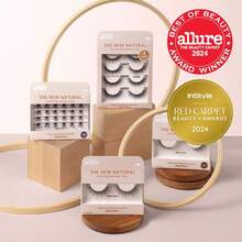 Pestañas postizas Naturales tira transparente que no se nota al aplicarlas Extensiones de pestañas - New Natural Consigue un look clásico y una mirada definida, no daña las pestañas naturales - 1 - Ver 10