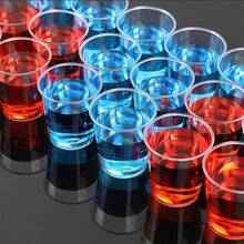 100PC Transparent Plastic Small Cup, 1 Ounce, Disposable Hard Cup Mini Cup, An Excellent Container For Tasting Jelly Pudding With Sauce Samples, Suitable For Vodka, Whisky And Tequila Mini Plastic Containers, For Tasting Sauces And - trong suốt - Xem 6
