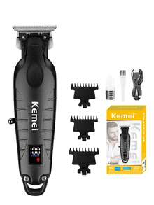 Kemei KM-2293 Professional Wireless Hair Clipper For Barbers, 0mm Zero-Gap Hair Trimmer, Professional Electric Hair Clipper, Men's Shaver, Beard Trimmer, T-Blade Hair Cutting Machine, Suitable For Barbershop Salon Equipment, Gift For Men