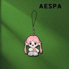 Aespa Cartoon Pendant Phone Strap, Aespa Cute Chibi Keychain, Kpop Backpack Pendant Keychain - Multicolor - View 5