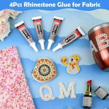 15/50/110 Ml B7000 Craft Rhinestone Glue, Transparent B-7000 Super Jewelry Glue Transparent Industrial Adhesive For Fabric, Phone Repair, Jewelry Making, Crystal Gems, Tac, Art Stone, Wood, Glass - Multicolor - View 7