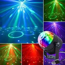 2pcs/1pc LED Stage Light With Remote Control, Disco, Party Light - Color Sound Activated Stage Lighting For KTV, Home Decor, Birthday, Bar, USB Powered, Multi-Room Compatible, Event Lighting | Colorful LED Lights | Easy Installation Disco Party Supplies