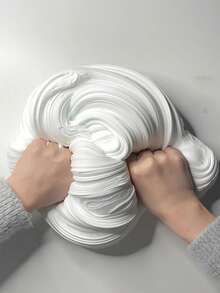 1pc Attractive Crystal Mud Fluffy Slime Elastic Slime Toy, Birthday, Christmas, Halloween Gift, Party Favor