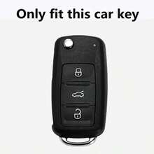 Silicone Car Key Case Keys Full Cover Protection Shell Bag For VW Polo Golf Passat Tiguan Beetle Caddy Eos Skoda Octavia Seat - Red - View 3